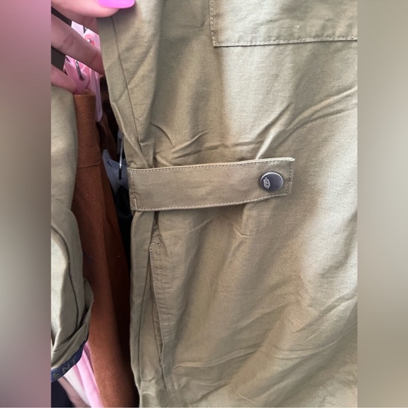 Free People FP Movement Mesmerize Me Coveralls in Army Size XS NWOT - Picture 4 of 5